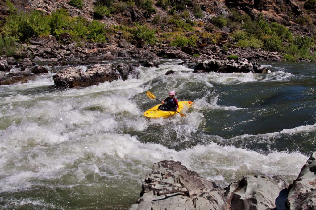 Kayaking Lower Grave Creek Falls
