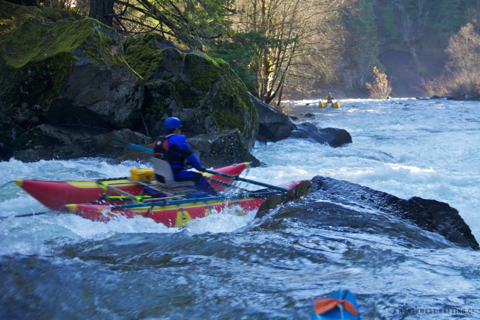 One of the Warm Up Rapids Above Trout Creek