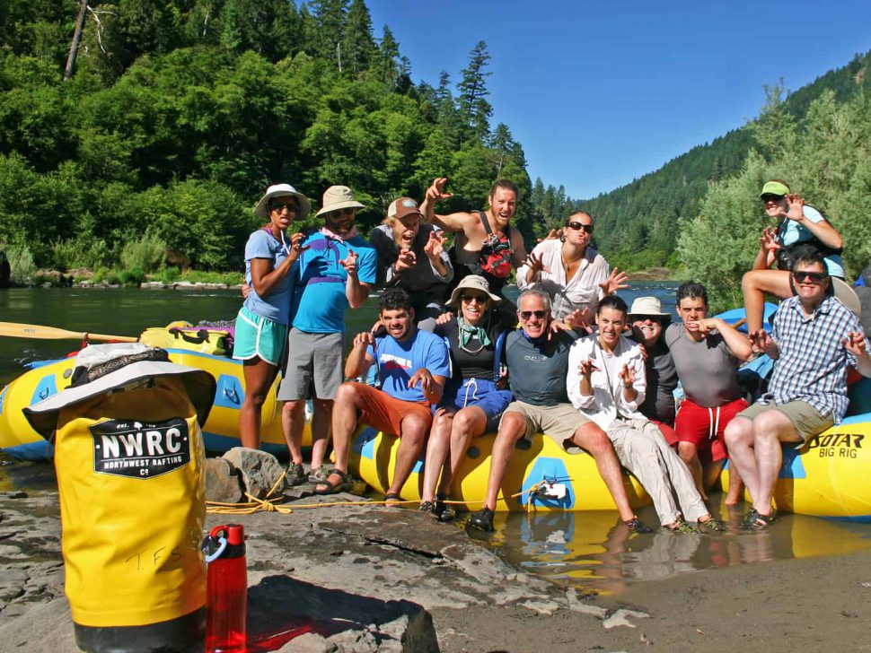 Guides and Guests on our July 12th Rogue Trip