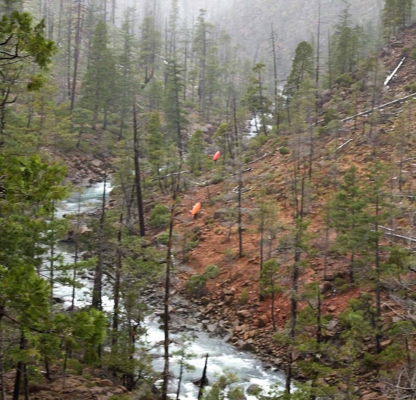 Hiking up Rough and Ready Creek