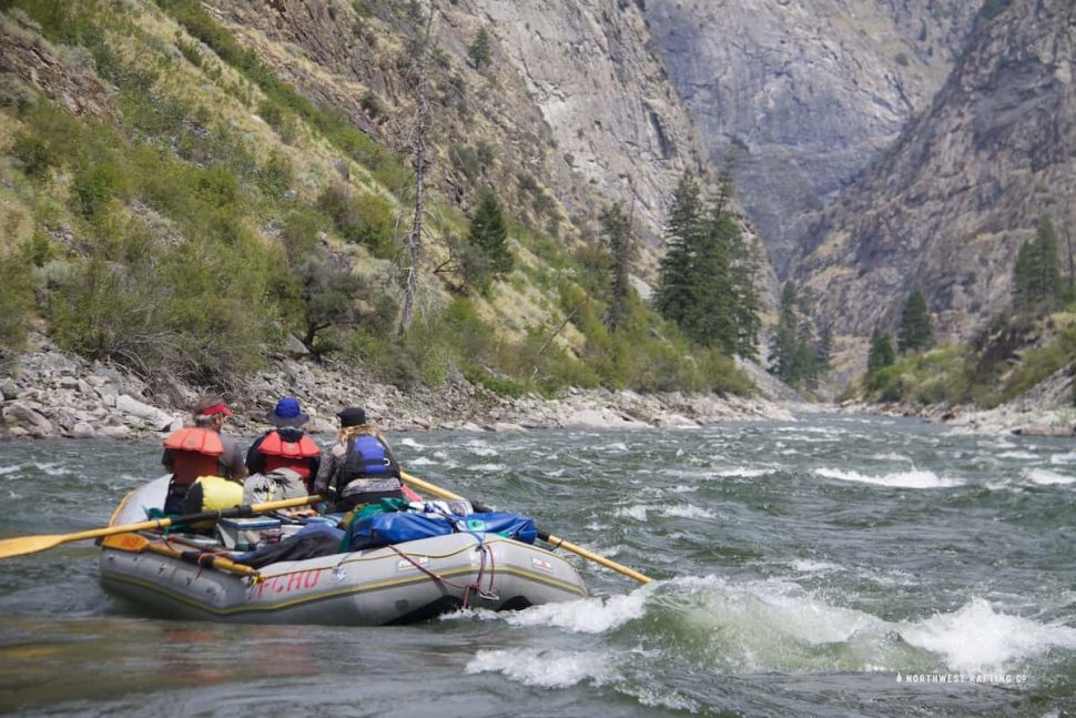 Hypalon Raft on the Middle Fork of the Salmon River
