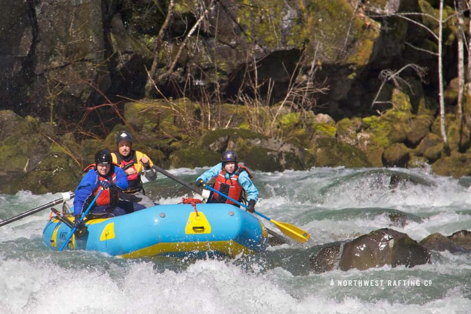 Urethane Rafts do well on Rocky Rivers