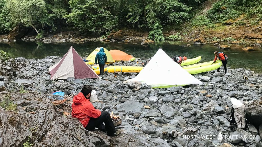 Camping at Chetco Bar on the Chetco River