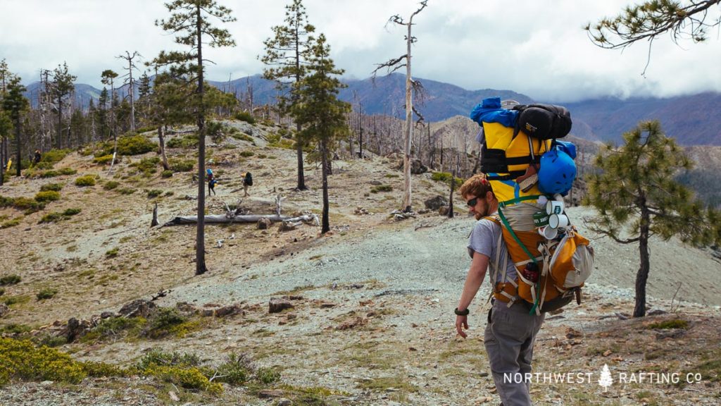 Hiking into the Chetco River