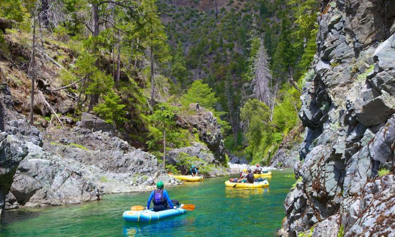 Kayaking in the Magic Canyon of the Chetco River