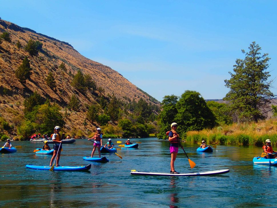 SUPS and duckies on the Deschutes