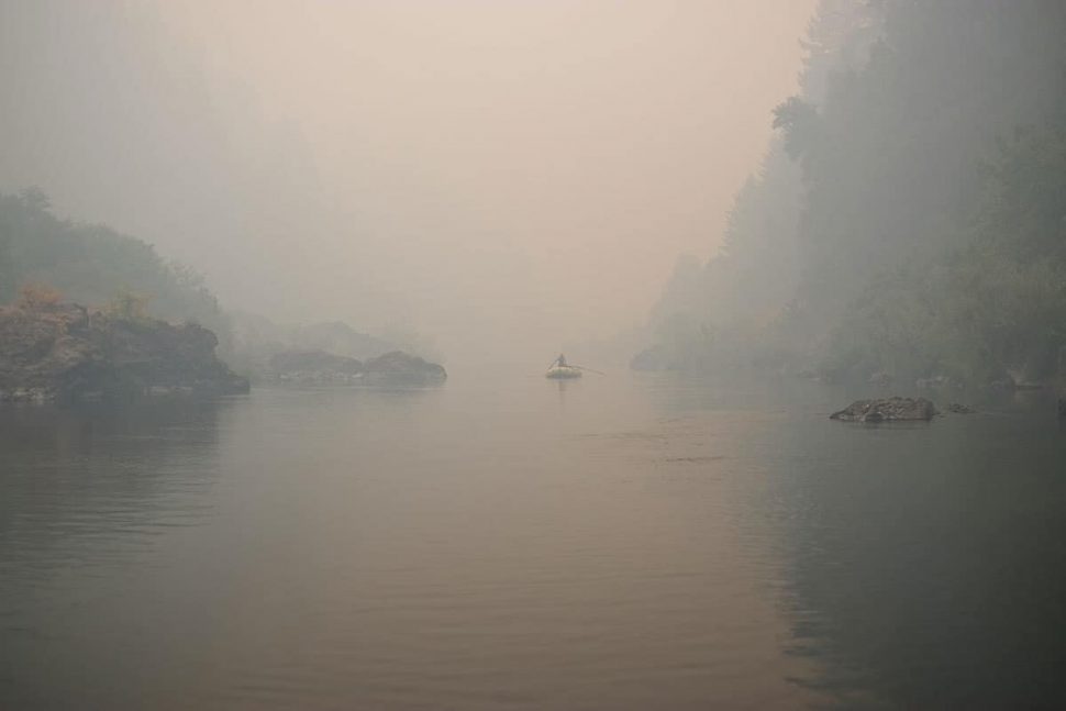 Smoky conditions on the Rogue River