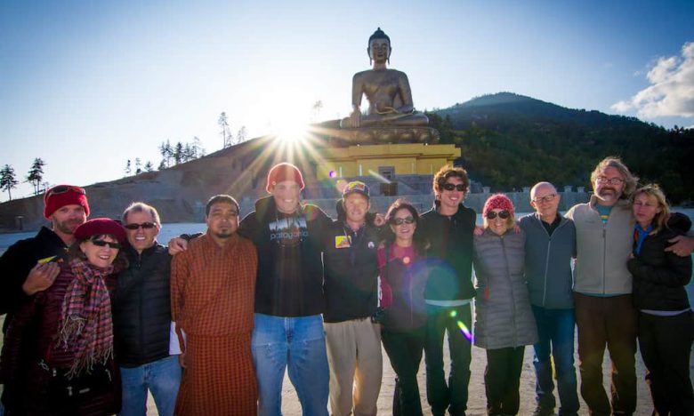 Dressing for success at the Buddha Dordenma in Bhutan