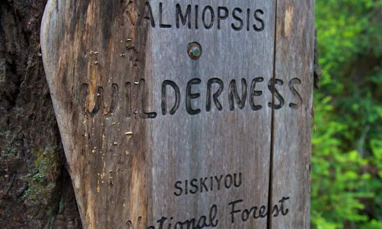 Kalmiopsis Wilderness Sign