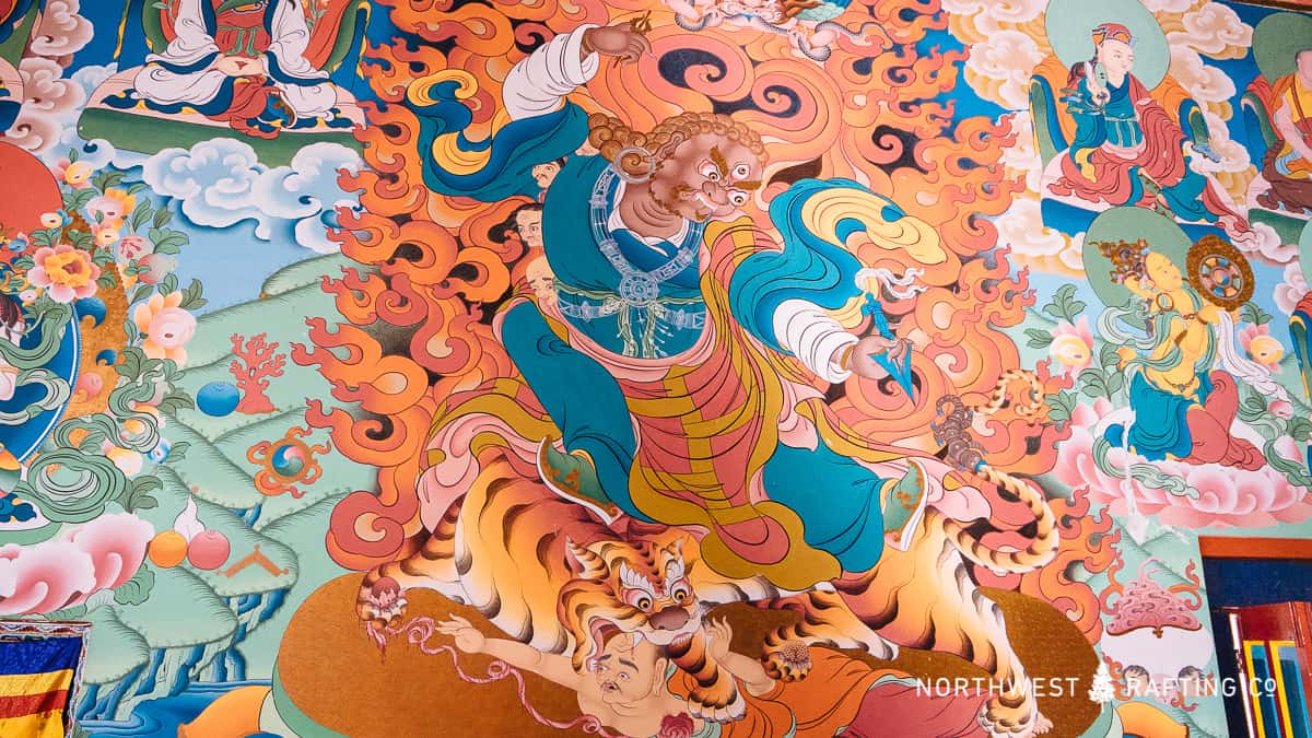 Dorje Drolo is a wrathful form of Guru Rinpoche