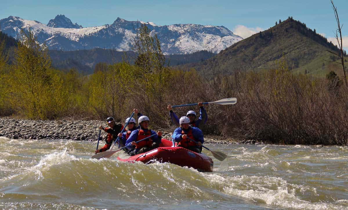 Rafting on the Wenatchee River