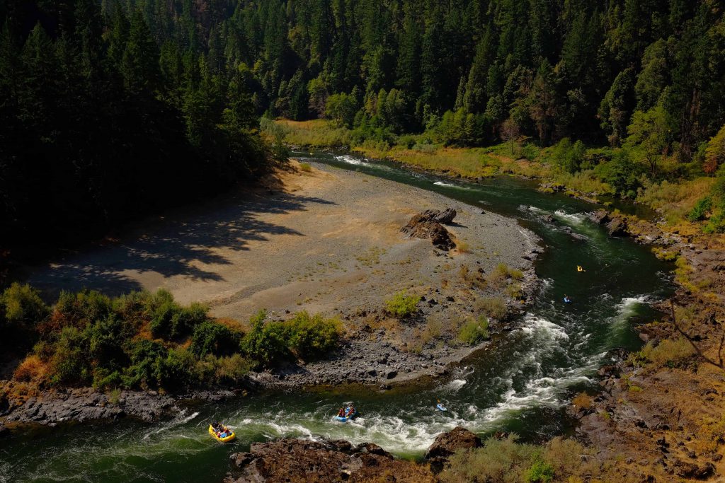 View of the Rogue River on the Wild and Scenic Section