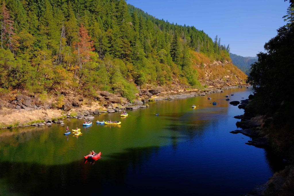 Floating down the beautiful Rogue River