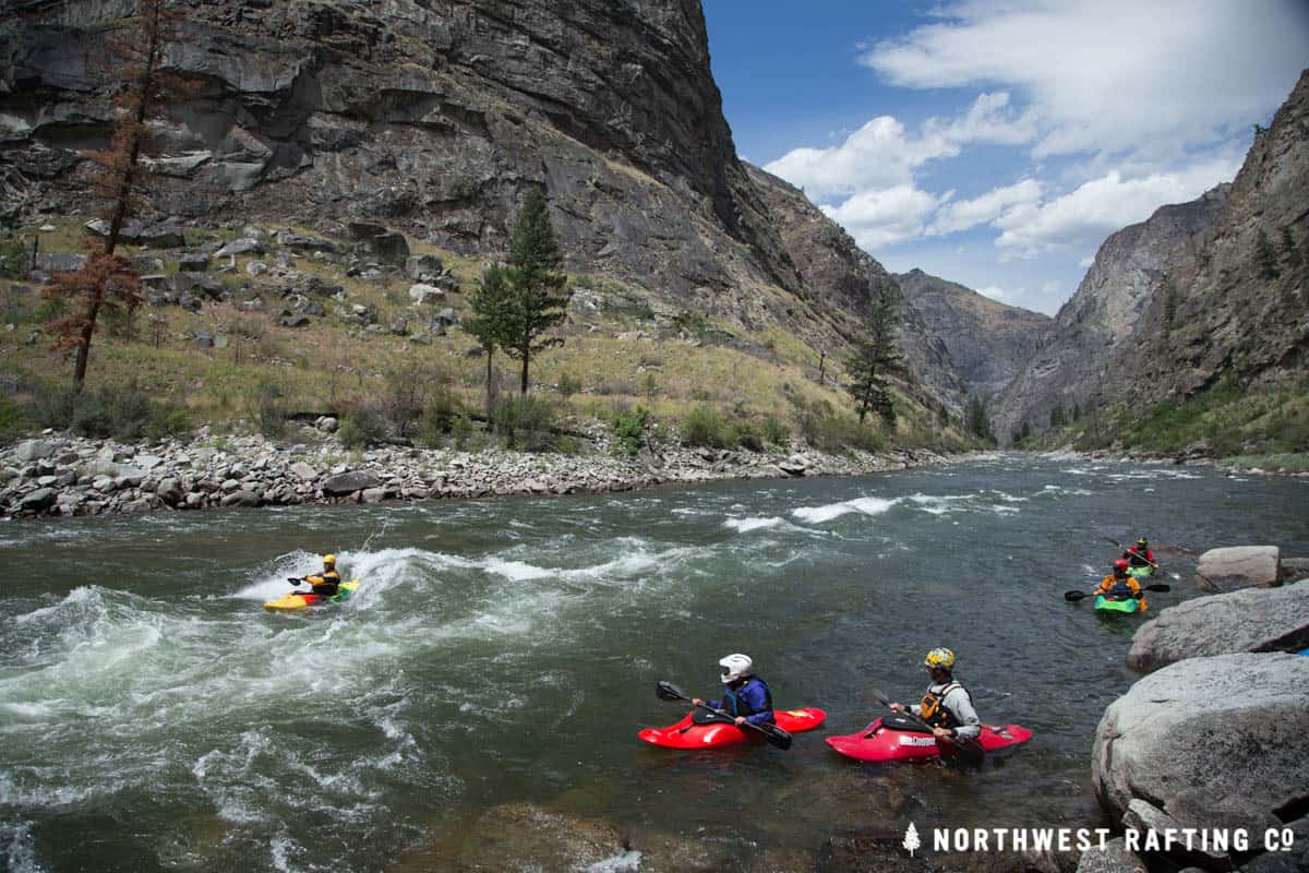 Kayaking on the Middle Fork of the Salmon River