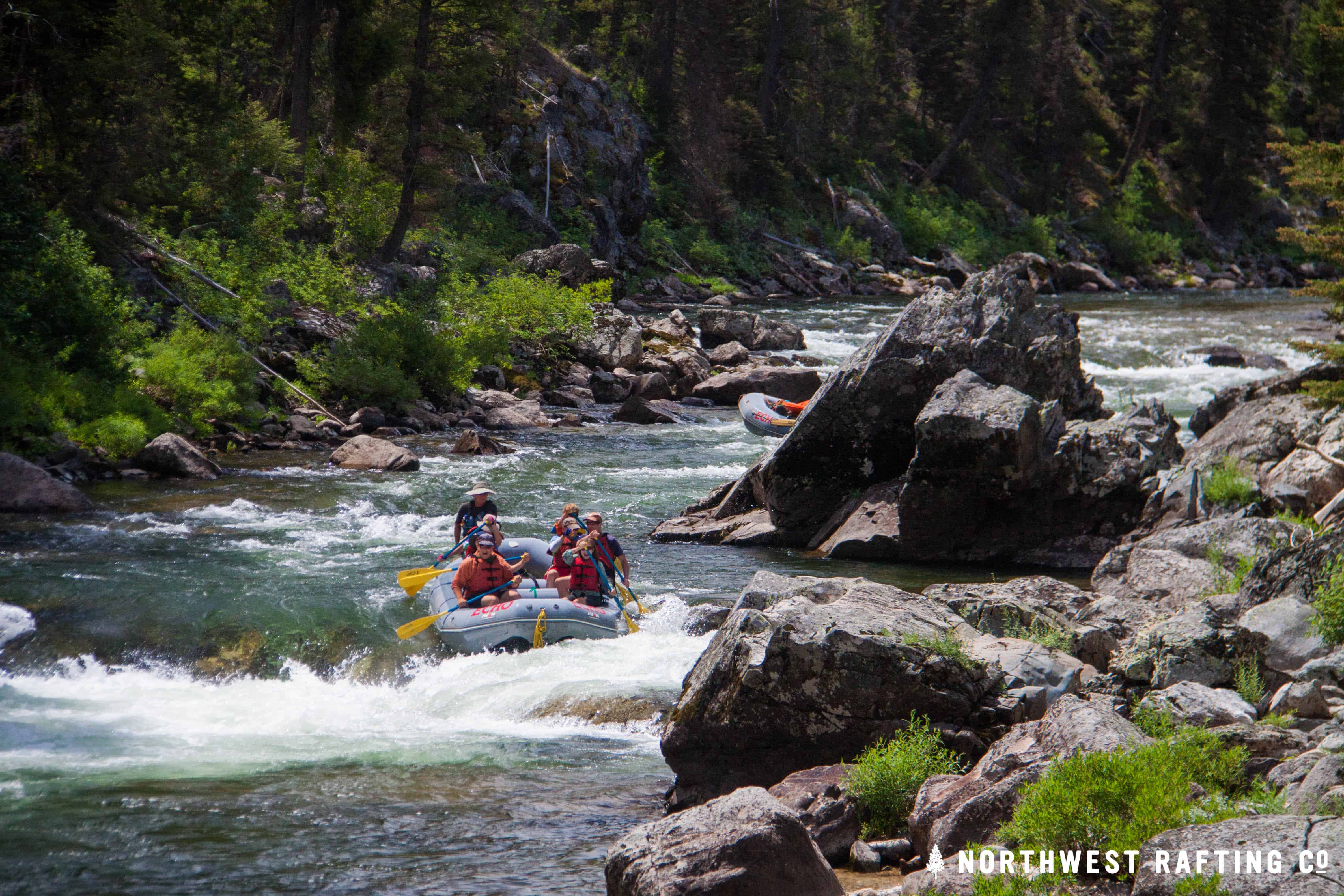 Dropping over Velvet Falls at Low Water
