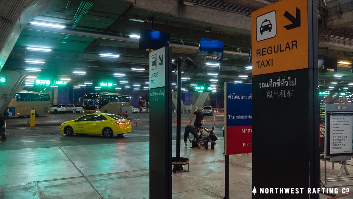 Official Taxi Stand that the Suvarnabhumi International Airport (BKK)