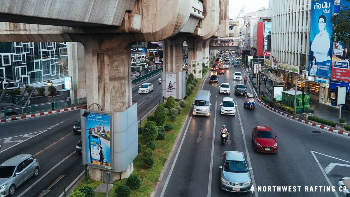 Sukhumvit Road in Bangkok is a comfortable place to stay and explore