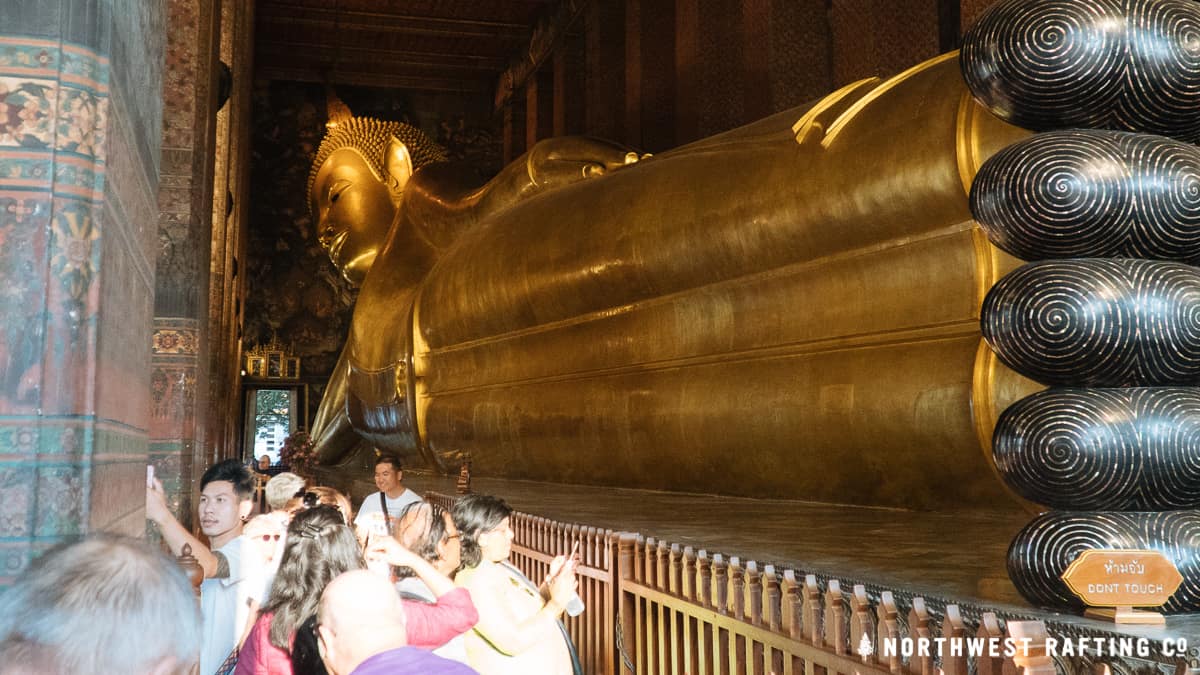Inside Wat Pho, the Temple of the Reclining Buddha
