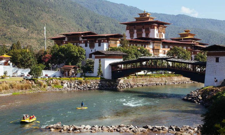 The Punakha Dzong was one of many Dzongs built by Shabdrung Ngawang Namgyal
