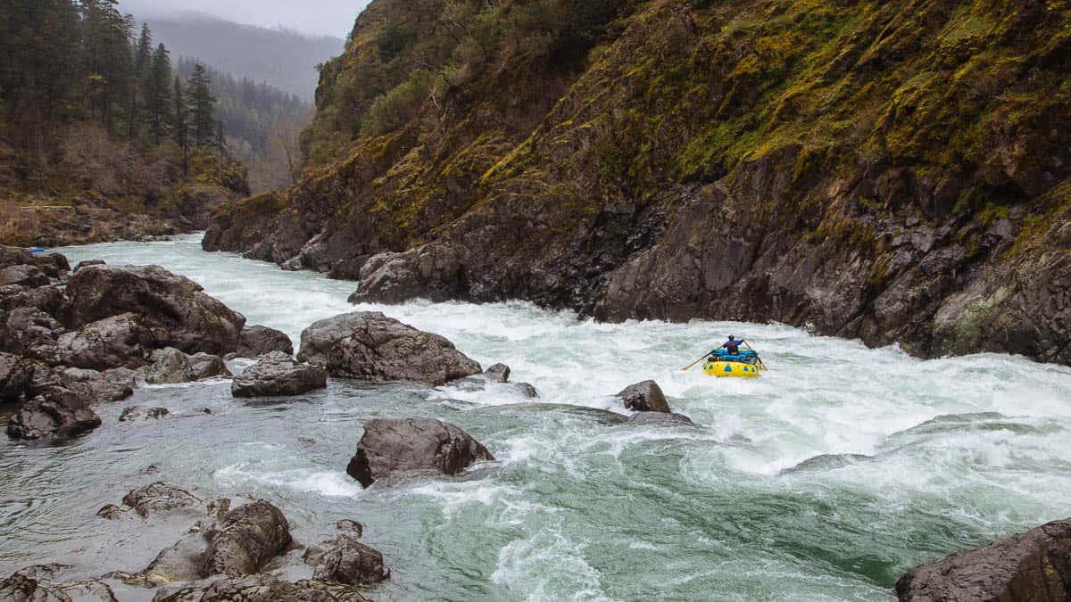 Green Wall Rapid on the Illinois River