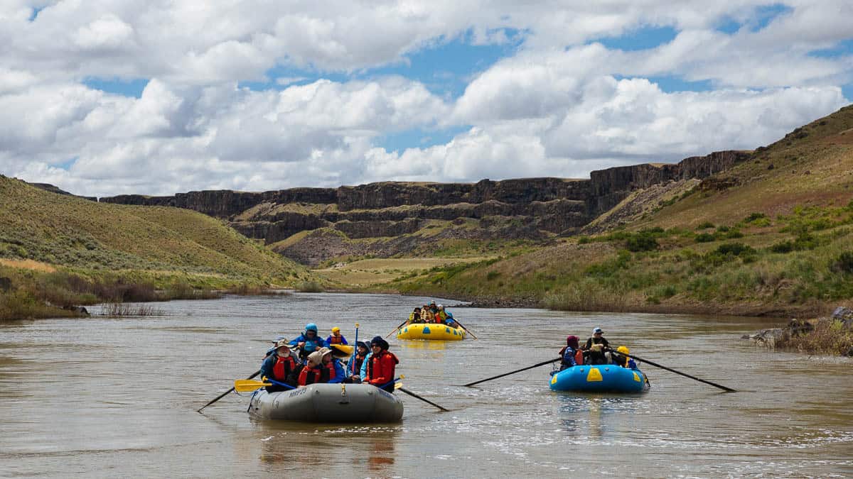 Rafting on the Owyhee River