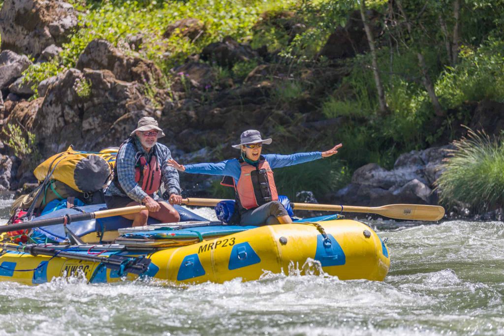 Riding in the Oar Boat on the Rogue River