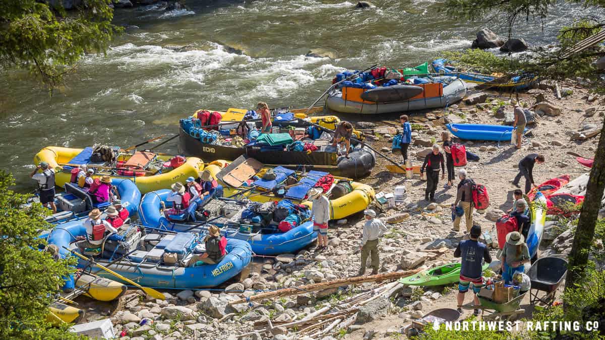 Put-in for the Middle Fork of the Salmon at Boundary Creek