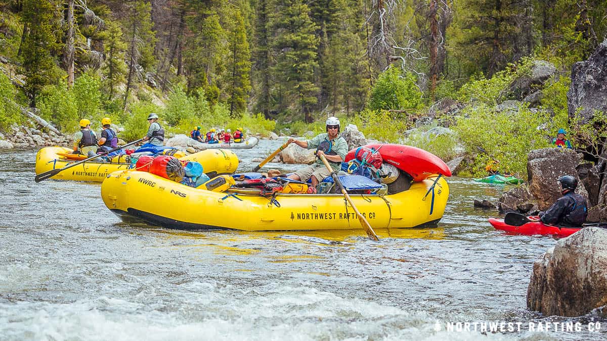 Oar Boats on the Middle Fork of the Salmon River