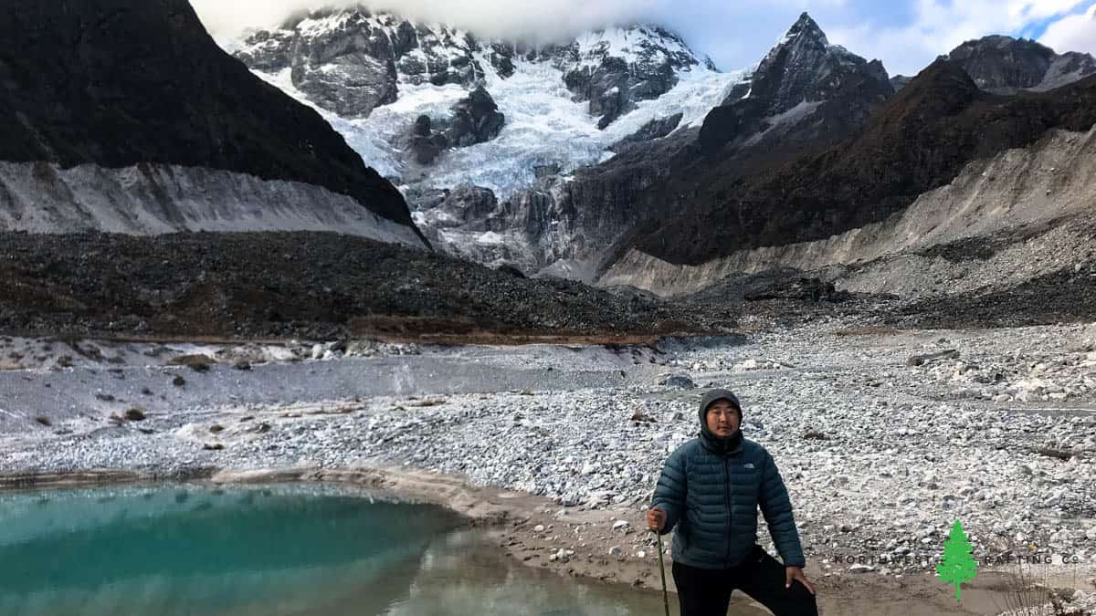 The glacial lake bed at the base of Tiger Mountain