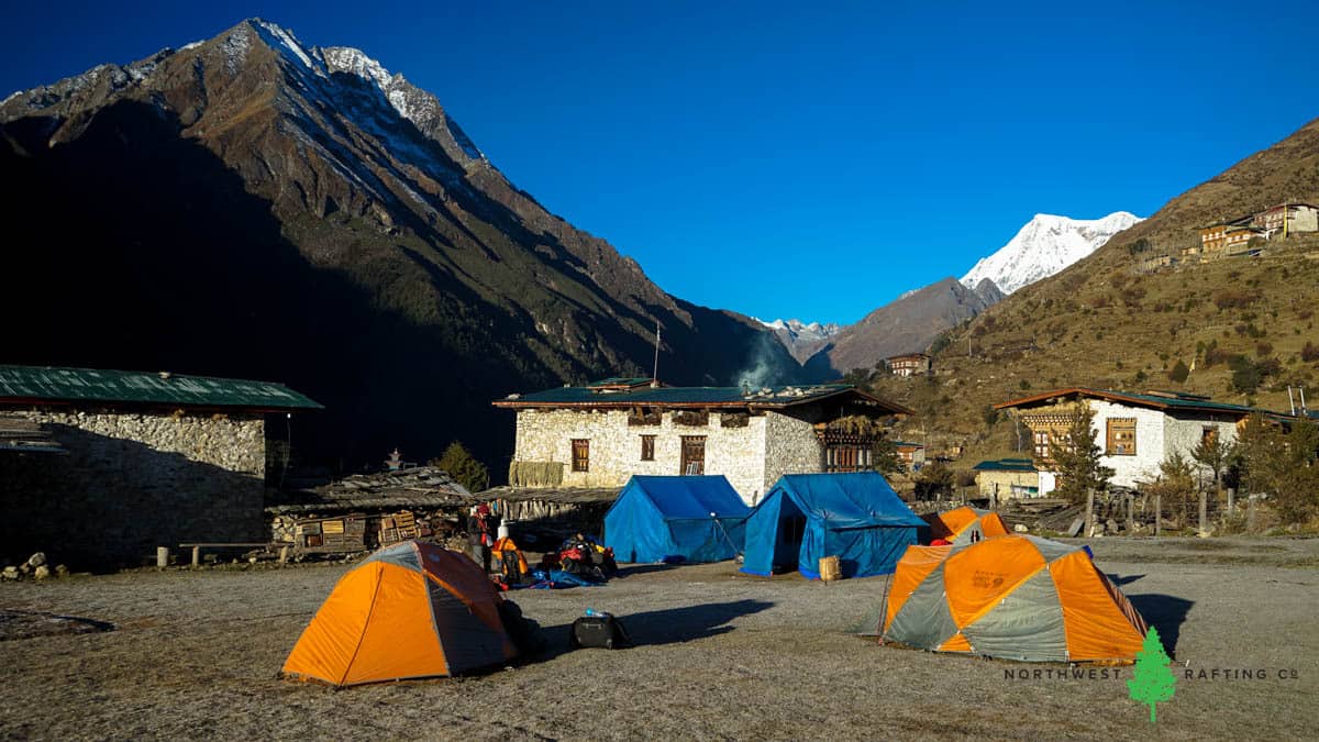 Our camp in Laya, Bhutan