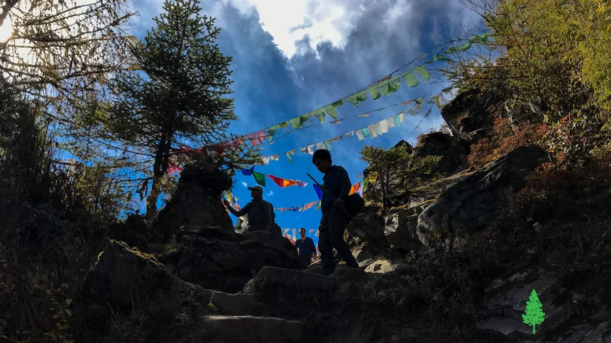 On the trail to Laya, Bhutan