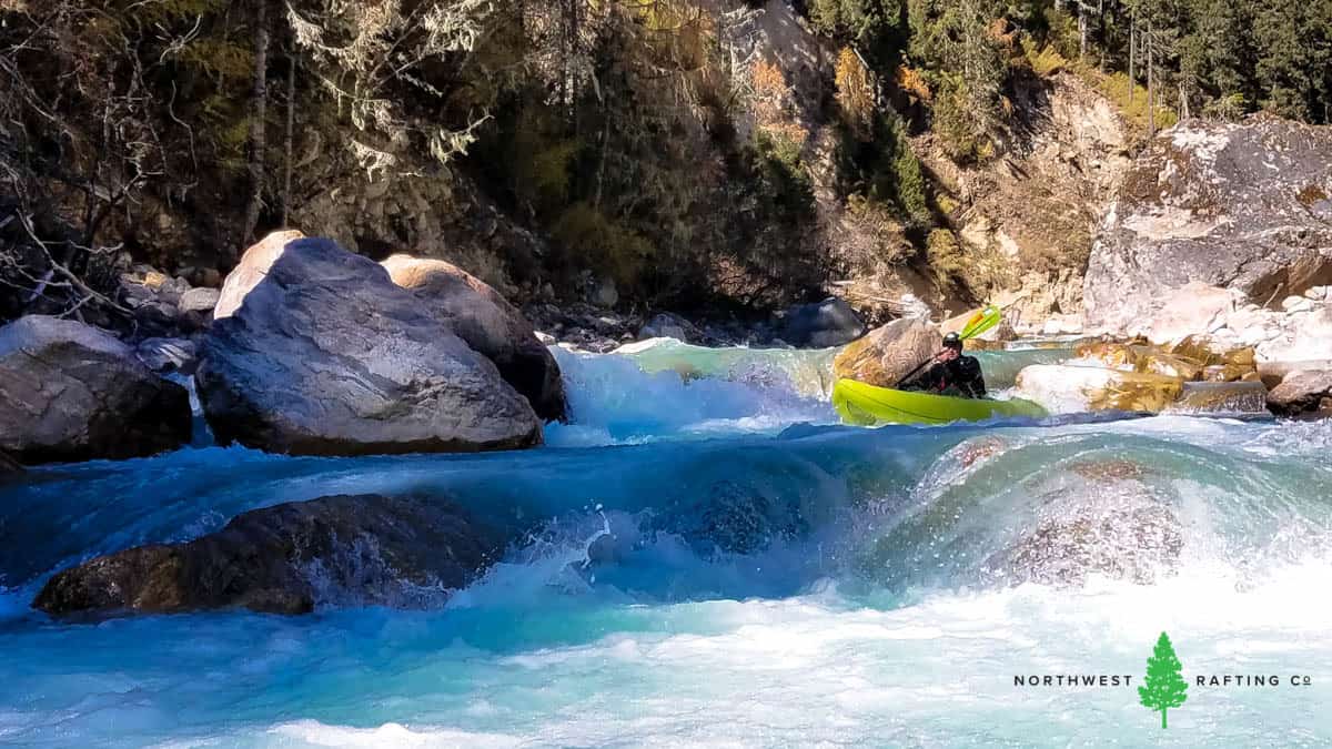 One of the many fun rapids just upstream of Tochuzam on the Mo Chhu