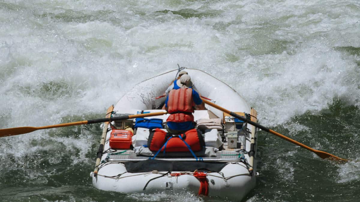 Oar Boat on the Grand Canyon