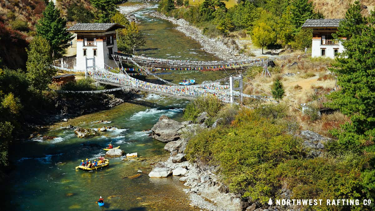 Rafting the Paro Chhu in Bhutan