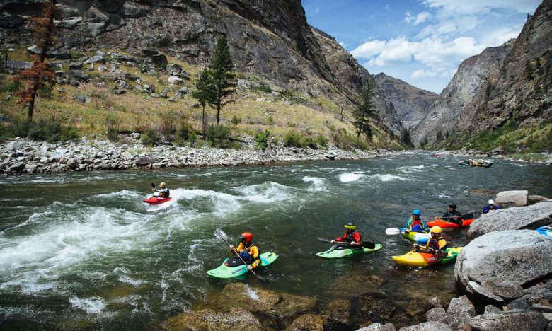 Kayaking on the Middle Fork of the Salmon River