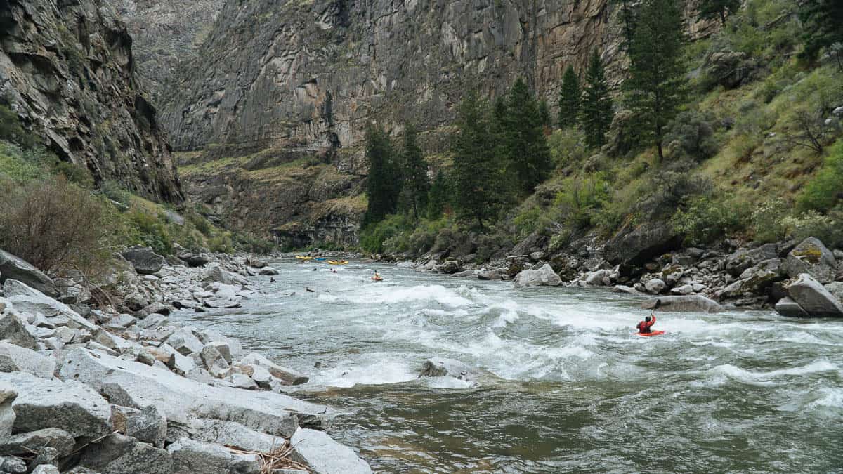 Weber Rapid on the Middle Fork of the Salmon River