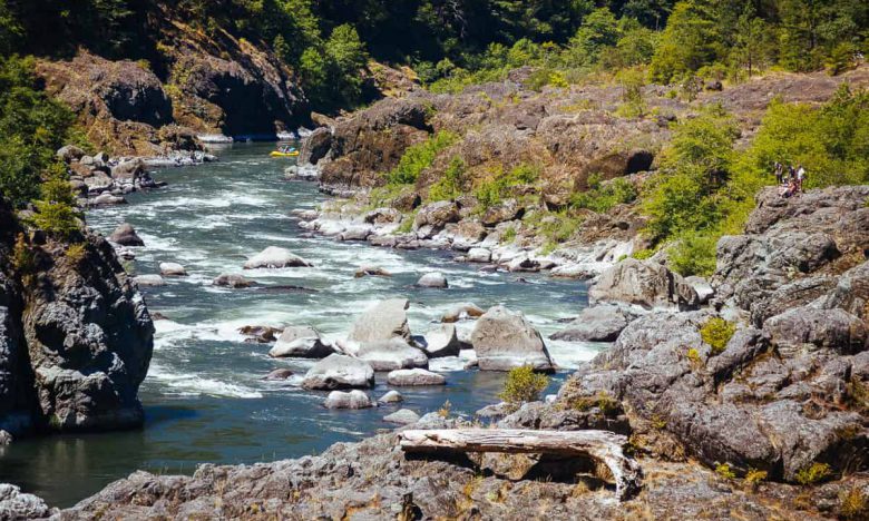 Blossom Bar Rapid on the Rogue River