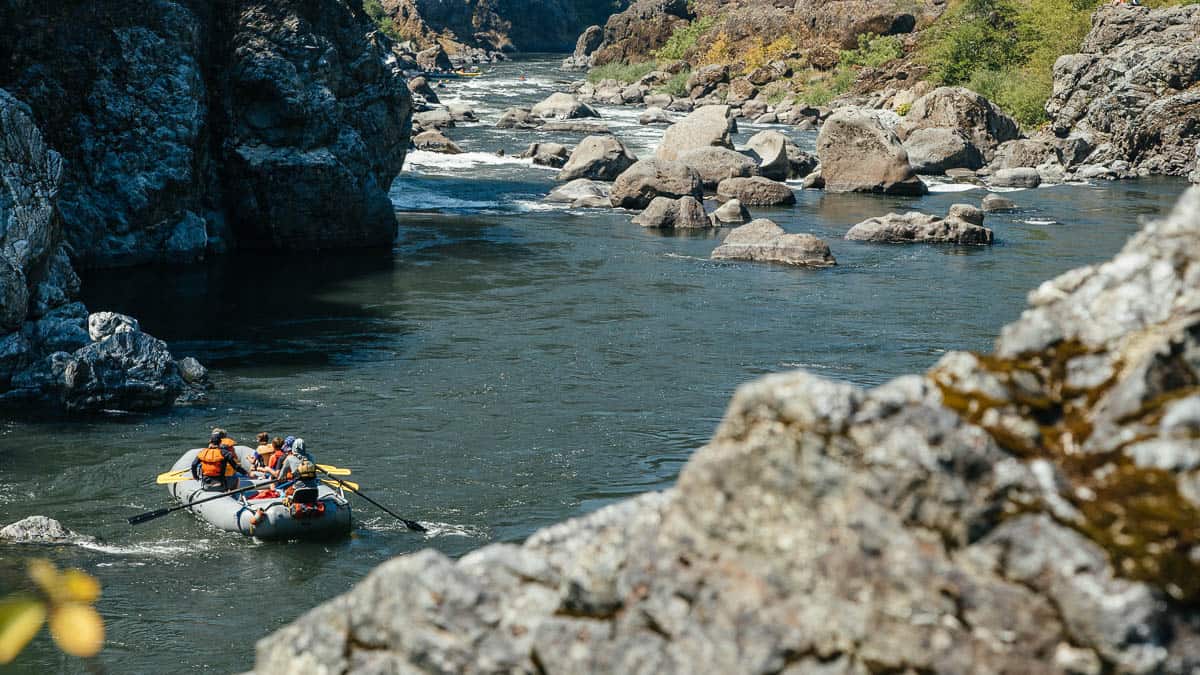 Blossom Bar Rapid on the Rogue River