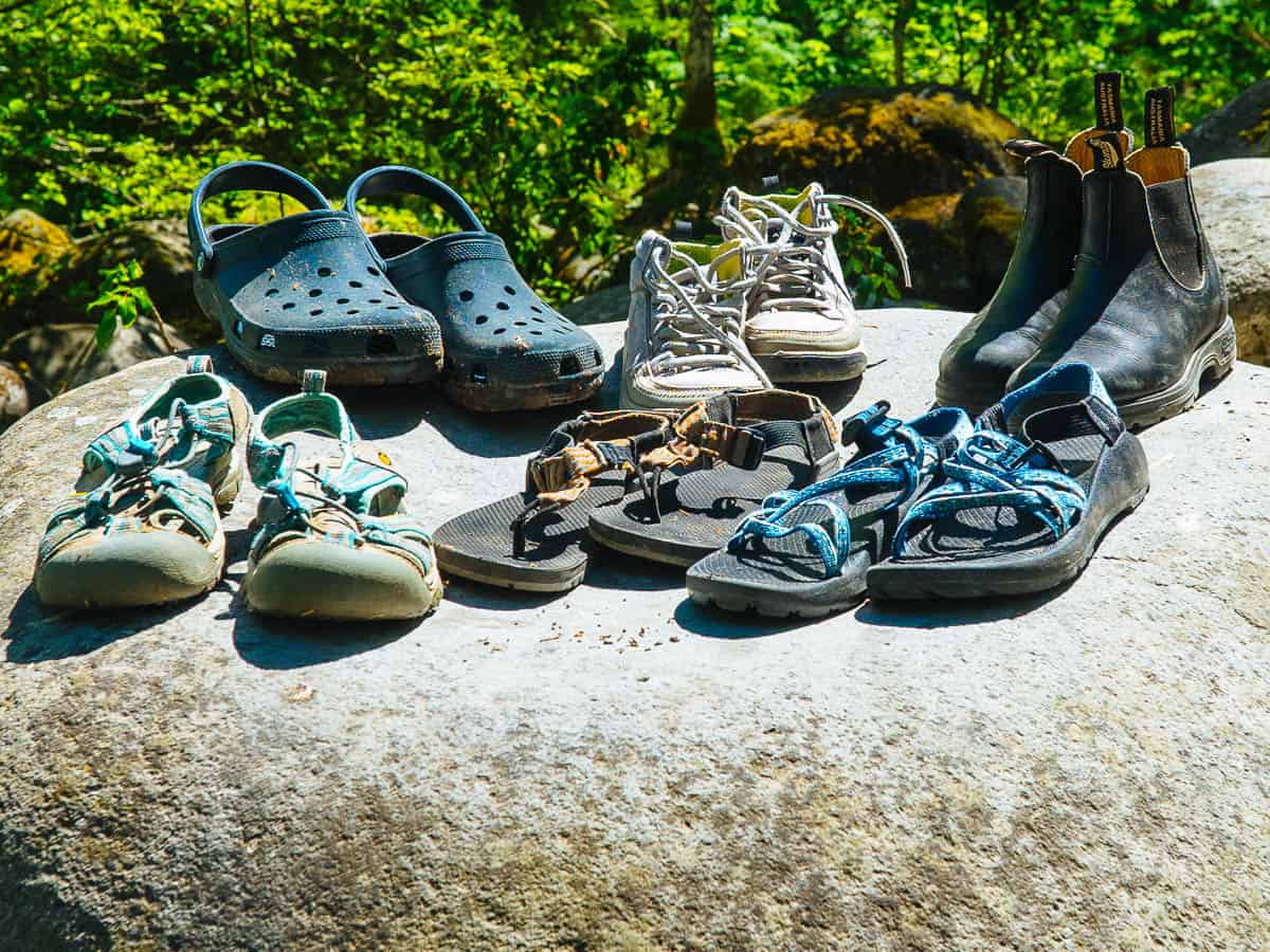 Sandals for River Rafting Trips 