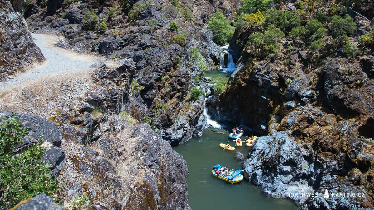 The view from Inspiration Point on the Rogue River