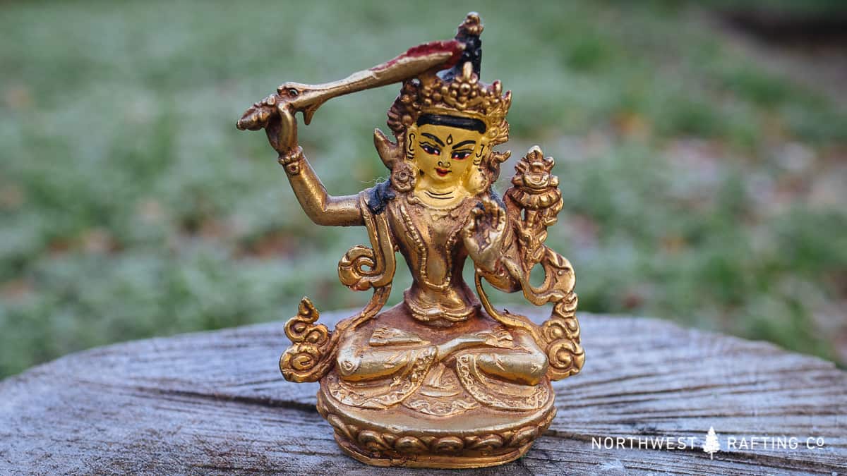 Manjushri is the bodhisattva of wisdom