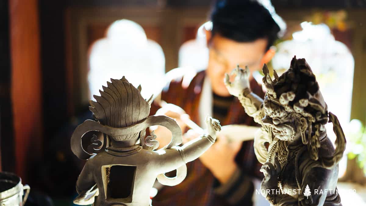 Zorig Chusum is a school that teaches the 13 traditional handicrafts in Bhutan