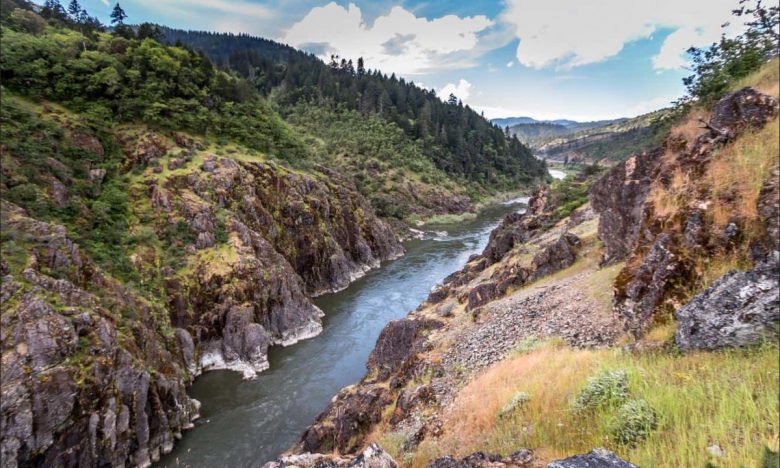 The view at Hellgate Canyon Viewpoint (BLM)