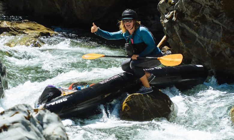 Emily Wrapped on the Chetco River