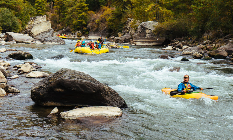 River Rafting in Bhutan