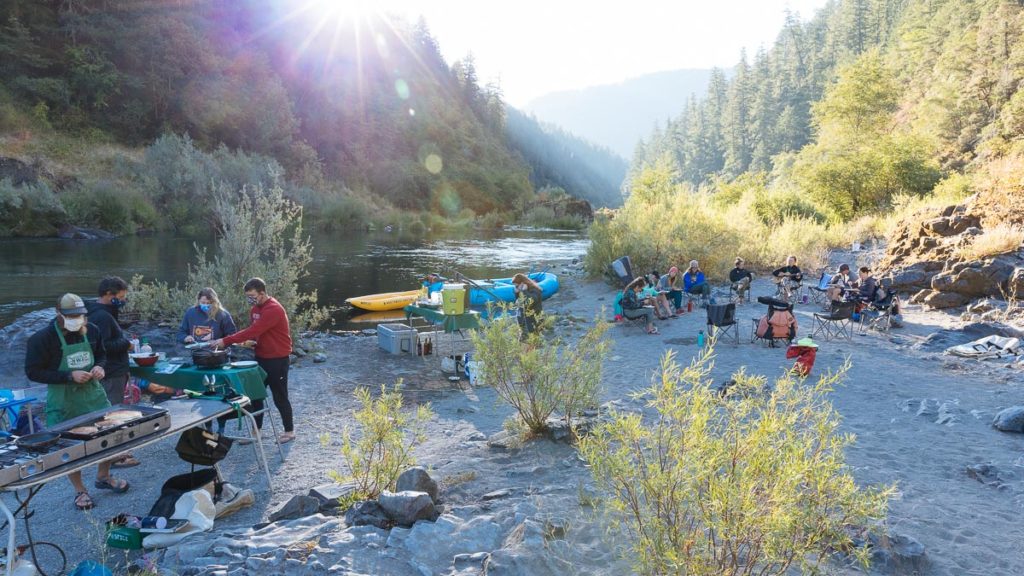 Camping along the Wild Rogue River