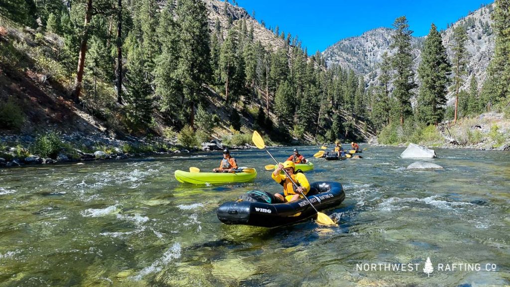 Paddling an Inflatable Kayak ("Duckie") is a Great Way to be Socially Distant