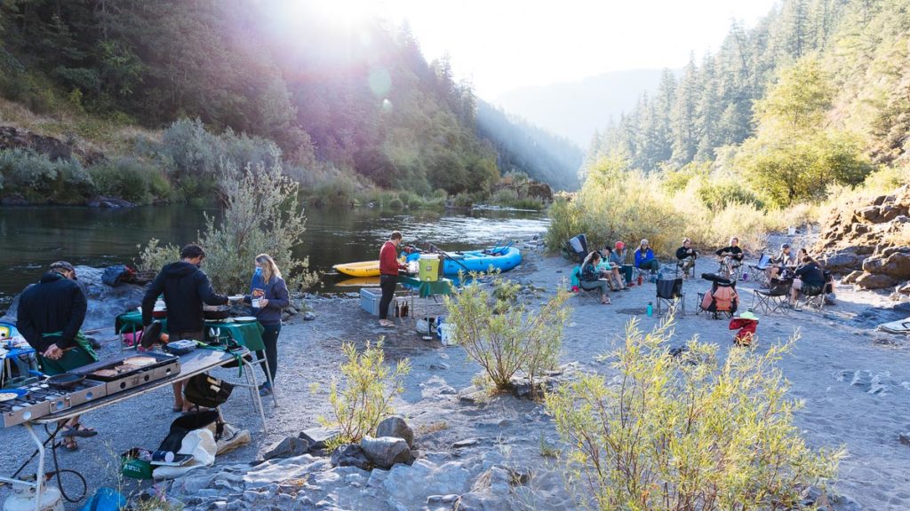 Camping along Oregon's Rogue River