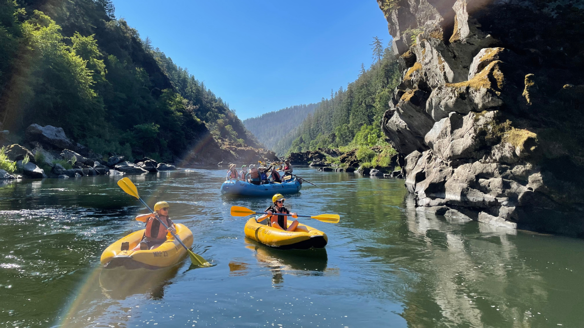 The Rogue River is perfect for younger guests