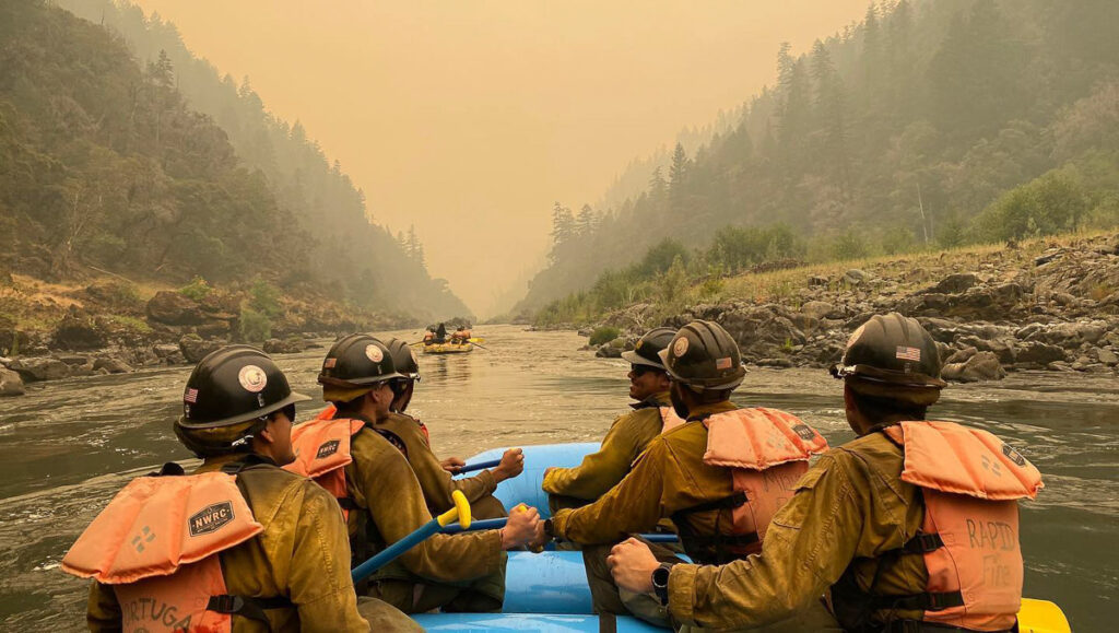 Transporting Firefighters Down the Rogue River